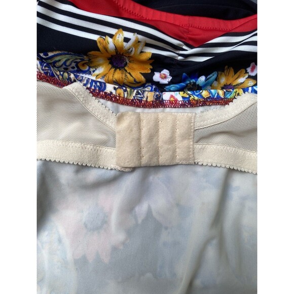 Fantasie Lascari Sized-Cup Bandeau Swimsuit Size 34D Multicolor Medallion floral - Picture 8 of 12